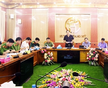 Khối nội chính huyện Chương Mỹ tổ chức Hội nghị sơ kết công tác 06 tháng đầu...